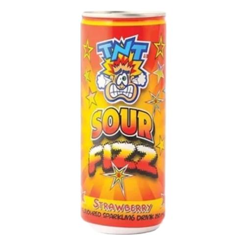 TNT Sour Fizz Strawberry Drink - 250ml