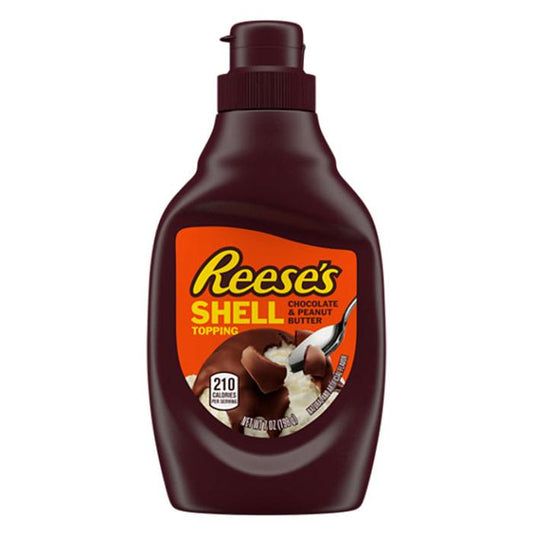 Reeses Chocolate & Peanut Butter Shell Topping - 205g