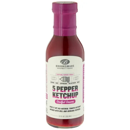 Brooksmade 5 Pepper Ketchup 355mL