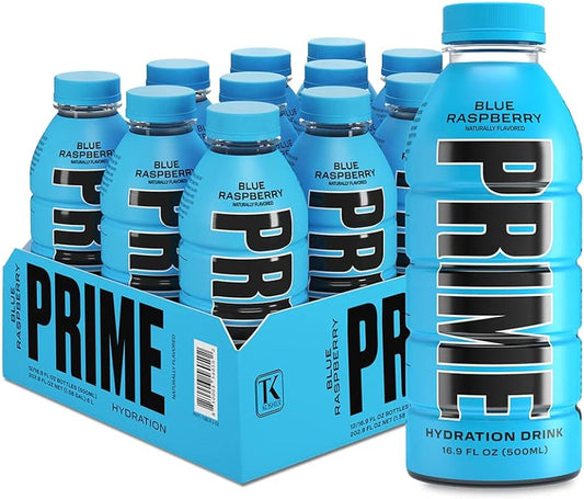 Prime Hydration Blue Raspberry Case of x12
