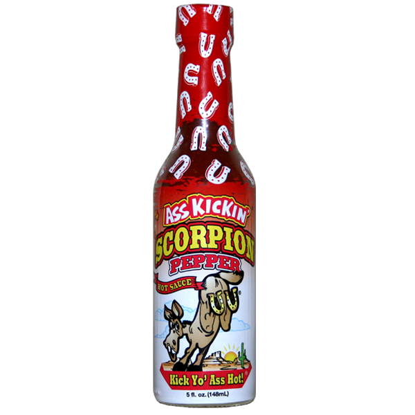 Ass Kickin Scorpion Pepper Hot Sauce- 148ml