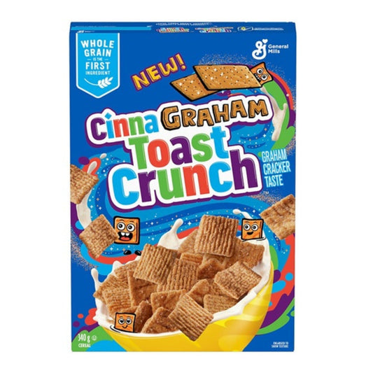 Cinnagraham Toast Crunch Cereal - 340g BB 05/MAR/24