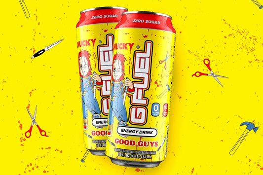 Gfuel Chucky Good Guys Energy Drink - 473ml USA (HORROR EDITION LIMITED STOCK)
