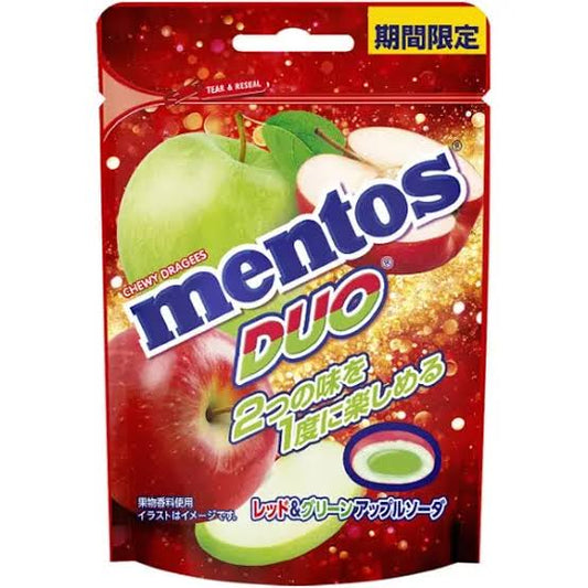 Mentos Duo Red & Green Apple - 45g
