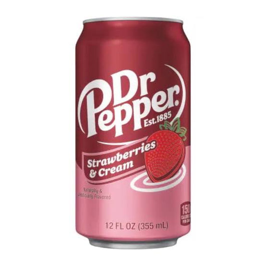 Dr Pepper Strawberries & Cream - 355ml