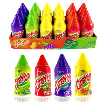 Crayon Soft Flavored Candy Surtidos