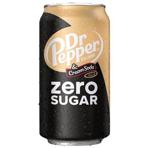 Dr Pepper Cream Soda Zero Sugar - 355ml