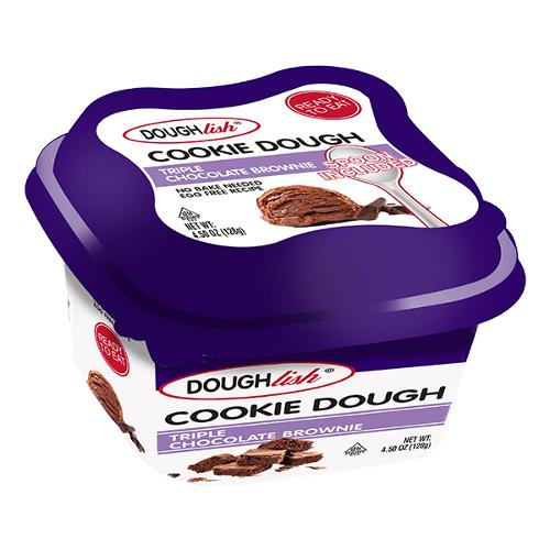 Doughlish Triple Chocolate Brownie Cookie Dough CUP - 128g