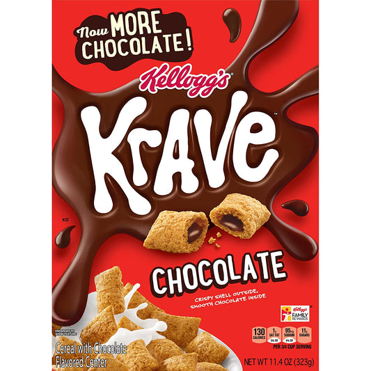 Krave Chocolate Cereal - 323g