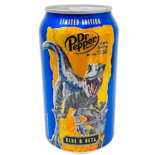 Dr Pepper Dark Berry - 355ml LIMITED EDITION Jurassic World
