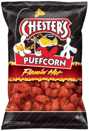 Chesters Puffcorn Flamin Hot