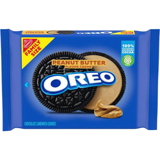 Oreo Peanut Butter Creme Flavour - 482g Family Size