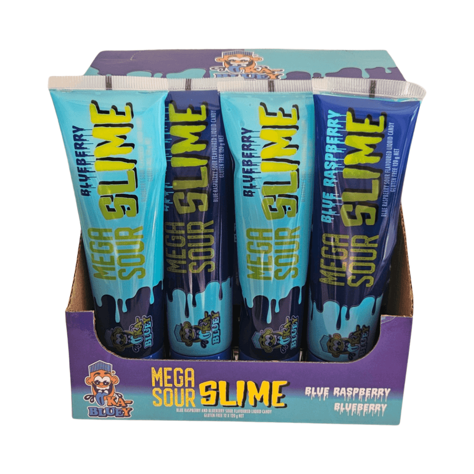 Ka Bluey Mega Sour Slime - 120ml 1pc ASSORTED