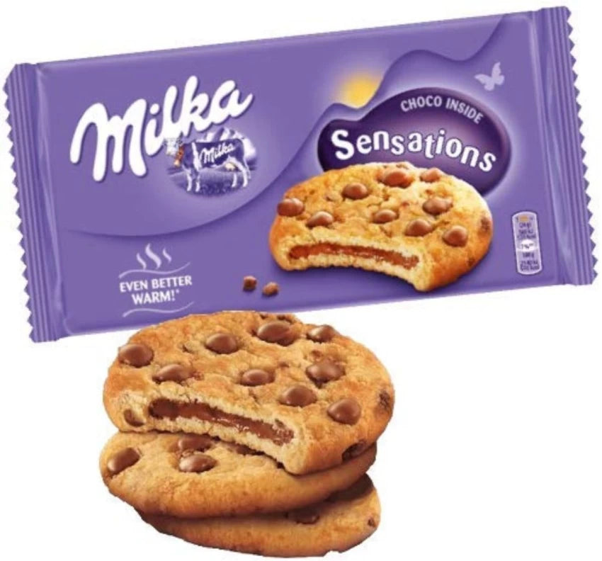 Milka Sensations Chocolate Filled Cookies - 156g