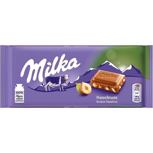 Milka Broken Hazelnut - 100g