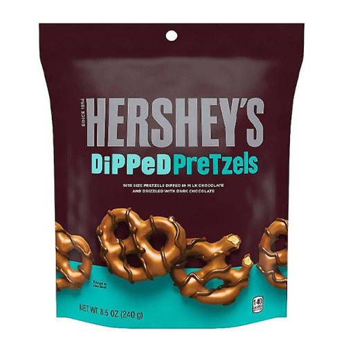 Hersheys Dipped Pretzels Milk Chocolate - 240g