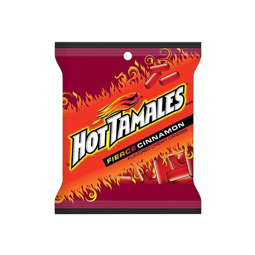 Hot Tamales Fierce Cinnamon Chewy Candy Bag - 141g