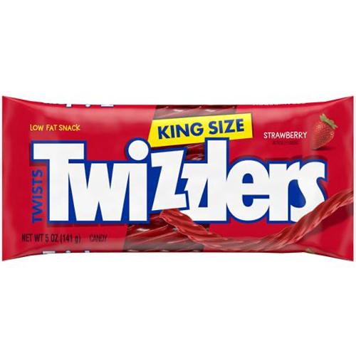 Twizzlers Strawberry Twists - 141g KING SIZE