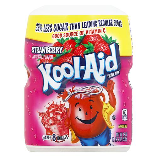 Kool Aid Strawberry Mix Drink Tub - 538g