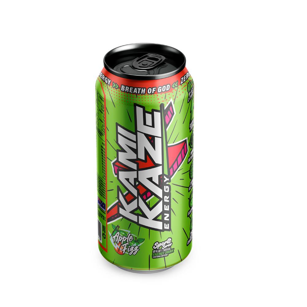 Kamikaze Apple Fizz Energy Drink - 500ml