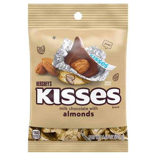 Hersheys Kisses Milk Chocolate Almonds - 127g