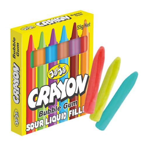 Crayon Bubble Gum - 55g