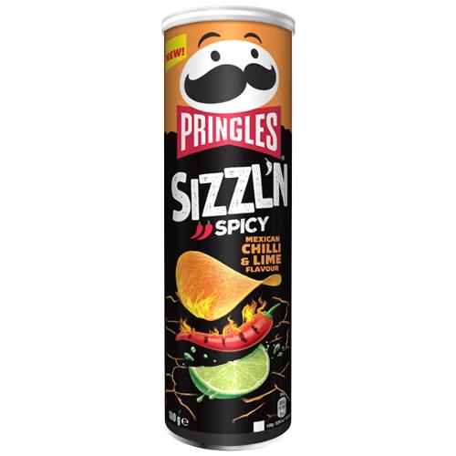 Pringles Sizzln Mexican Chilli & Lime - 160g