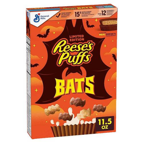 Reeses Puffs Bats Cereal Halloween Limited Edition - 326g