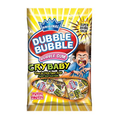 Dubble Bubble Crybaby Super Sour Gum Balls - 85g