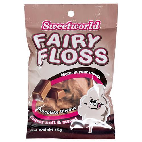 Sweet World Chocolate Fairy Floss - 15g