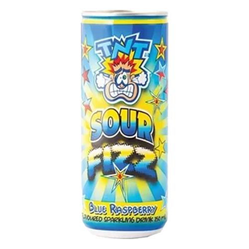 TNT Sour Fizz Blue Raspberry Drink - 250ml