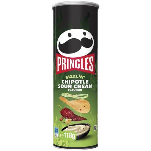 Pringles Sizzlin Chipotle Sour Cream - 118g