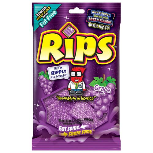 Rips Grape Licorice Bites - 113g
