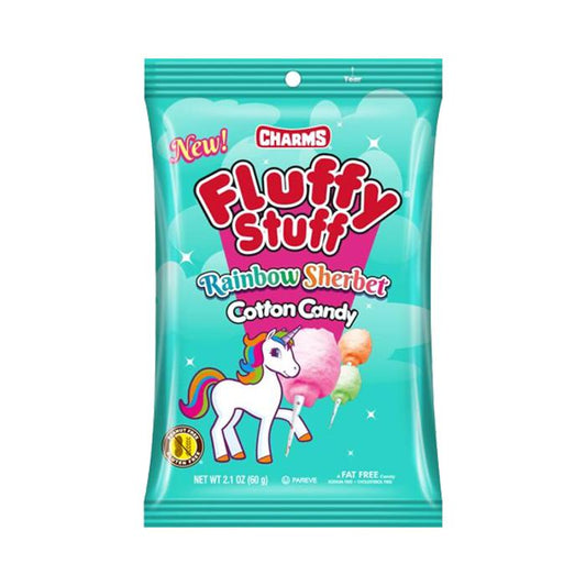 Fluffy Stuff Rainbow Sherbet Cotton Candy - 60g