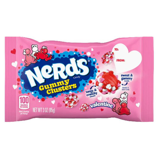 Nerds Gummy Clusters Share Pouch Valentine - 85g