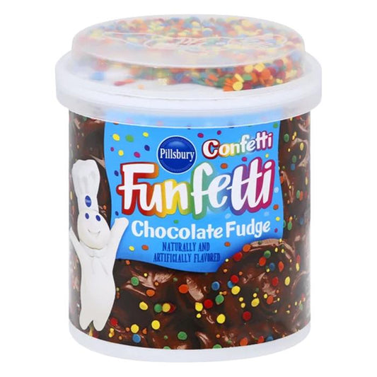 US Pillsbury Funfetti Chocolate Fudge Frosting - 442g