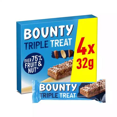 Bounty Triple Treat Bars 4pack - 32g