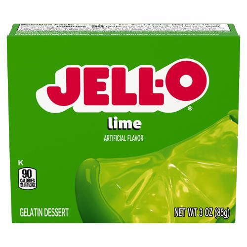 Jell-O Lime Gelatin Dessert - 85g