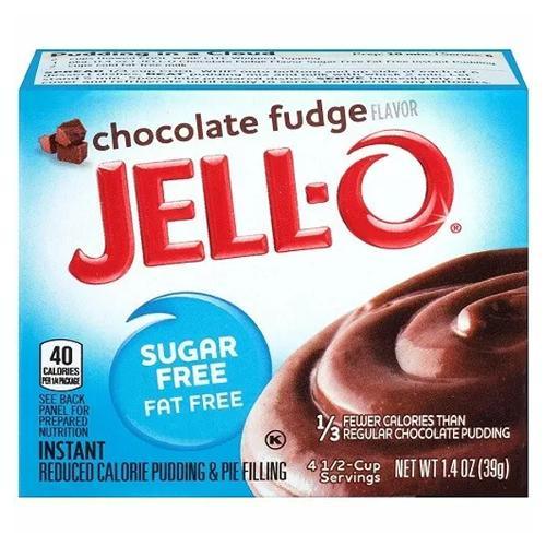 Jell-O Chocolate Fudge Sugar Free Pudding & Pie Filling - 39g