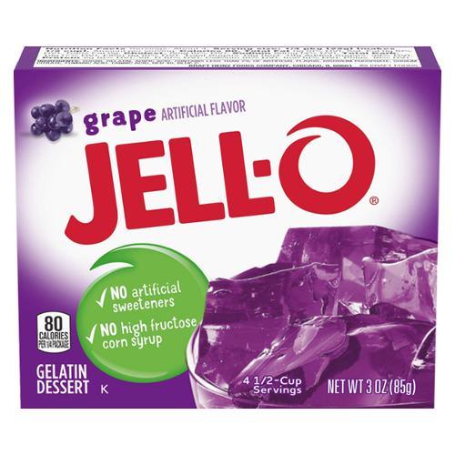 Jell-O Grape Gelatin Dessert - 85g