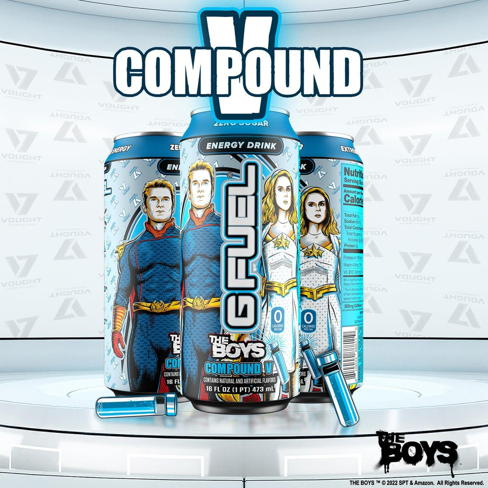 Gfuel The Boys Compound V Energy Drink - 473ml USA