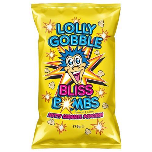 Lolly Gobble Bliss Bombs Nutty Caramel Popcorn - 175g