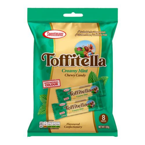 Tofitella Creamy Mint Chewy Candy - 120g