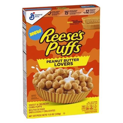 Reeses Puffs Peanut Butter Lovers Cereal - 326g