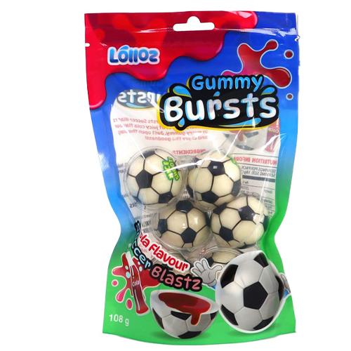 Lolloz Gummy Bursts Soccer Blastz - 108g