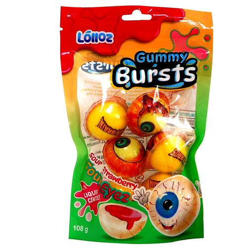 Lolloz Gummy Bursts Sour Eyez  - 108g