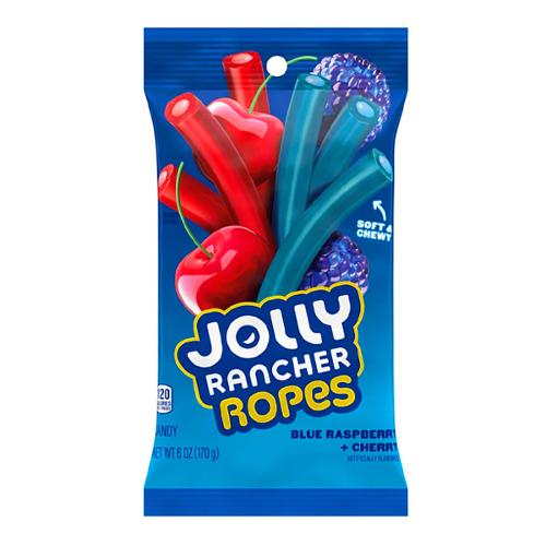 Jolly Rancher Ropes Blue Raspberry + Cherry - 170g