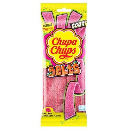 Chupa Chups Strawberry Belts - 90g