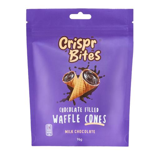 Crispr Bites Milk Chocolate Waffle Cones - 96g