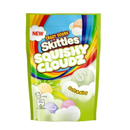 Skittles Crazy Sours Squishy Cloudz - 94g